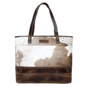 NEW SIXTEASE BAGS women's hide tote bag in brown